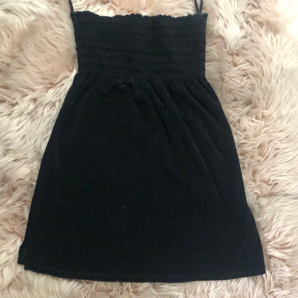strapless dress / swim cover up
